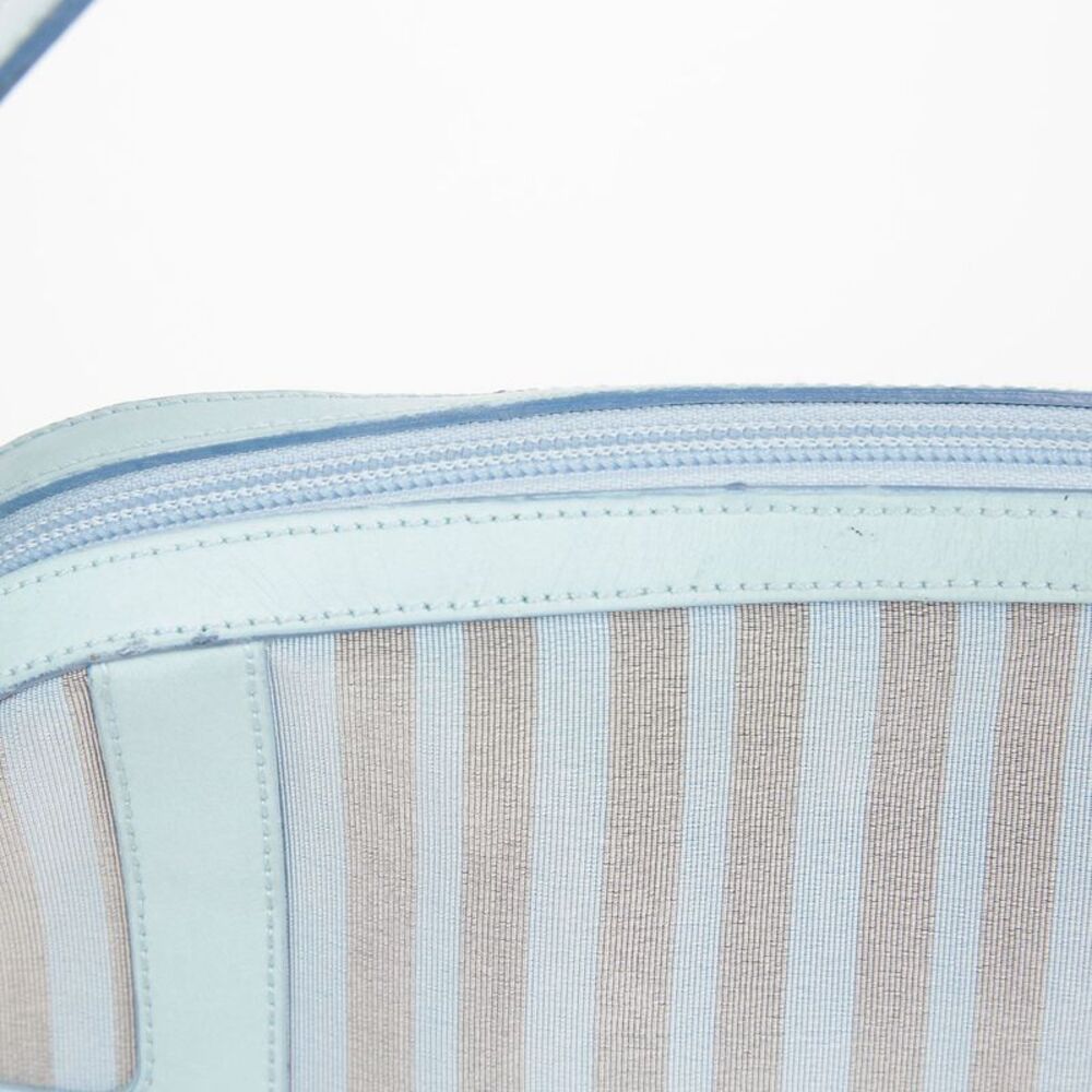 Striped Pattern Round Shoulder Bag - image 7